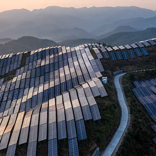 Energy transition positioning video image